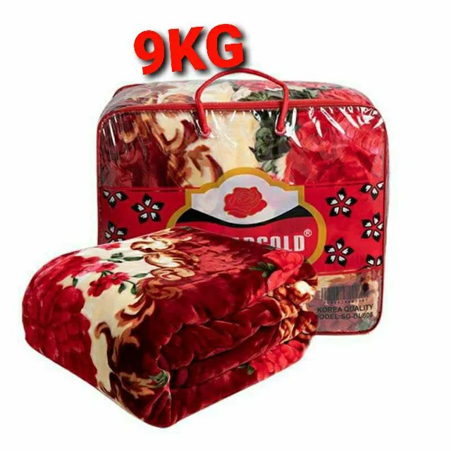 BLANKET KOREA HIGH QUALITY SUPER SOFT DOUBLE PLY DOUBLE BED BLANKET