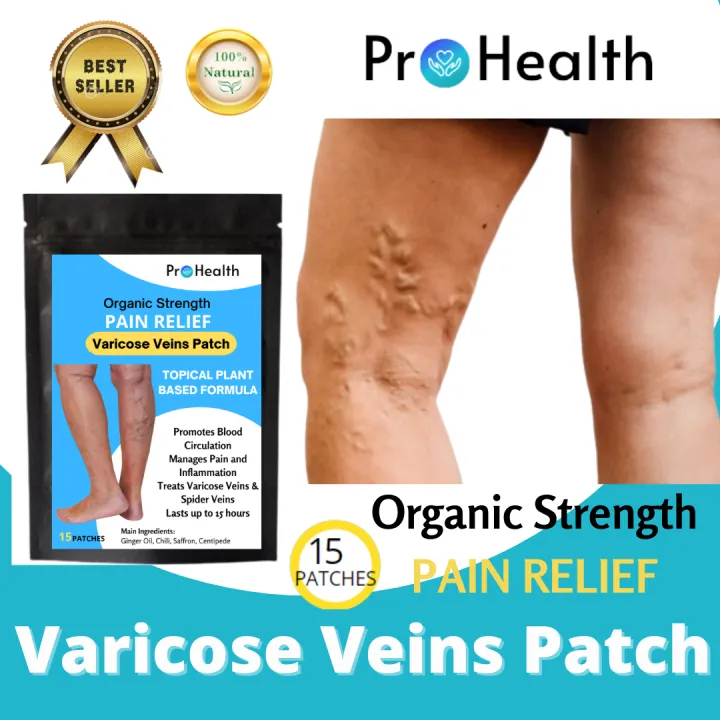PROHEALTH PATCHES 15 100 Original and Effective Varicose Cure