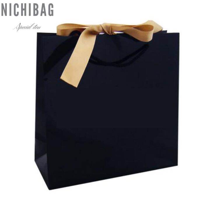 PAPER BAG SUPER BLACK PREMIUM PAPER BAG WEDDING PAPER BAG HEAVY