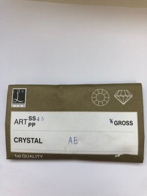 Lian Round stone AB Crystal สีขาวรุ้ง