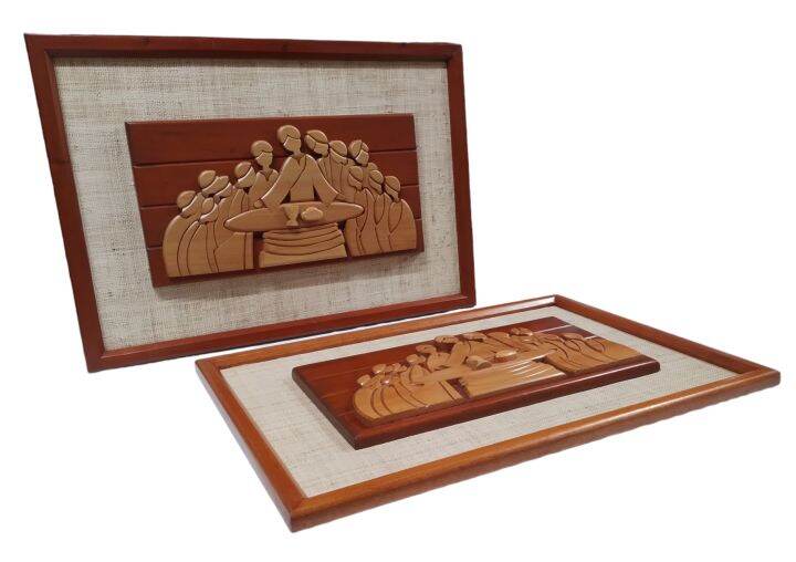 Frame Last Supper Wood Square (L62cm x H43cm) Lazada PH