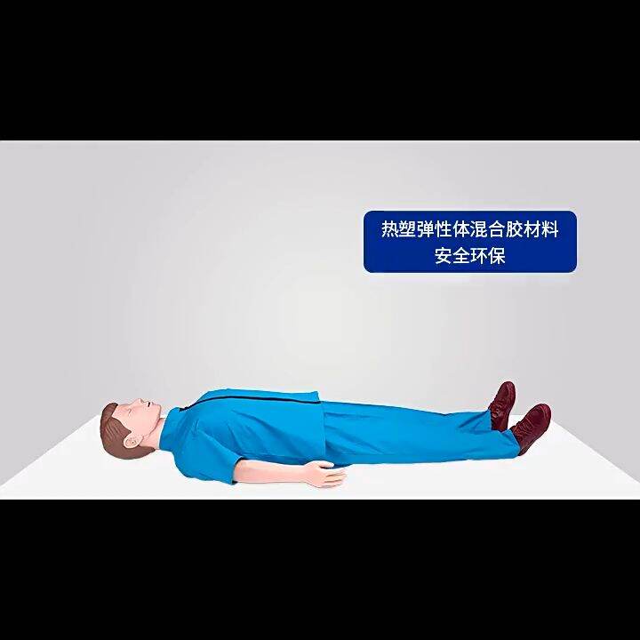 CPR Dummy Adult Cardiopulmonary Resuscitation Simulation Kit Half Body