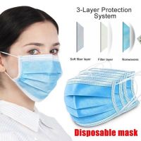 หน้ากากอนามัย สั่ง 1กล่อง / 50 ชิ้น ป้องกันเชื้อโรค import surgical face mask