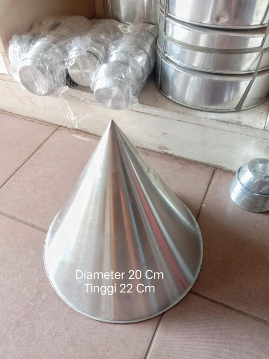 Cetakan Tumpeng Kerucut Besar Ukuran 20 Cm X 22 Cm Lazada Indonesia