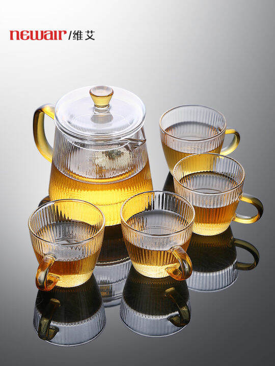 Glass Tea Set Home Living Room Kung Fu Teapot Tea Cup Japanese Tea Maker Office High High end