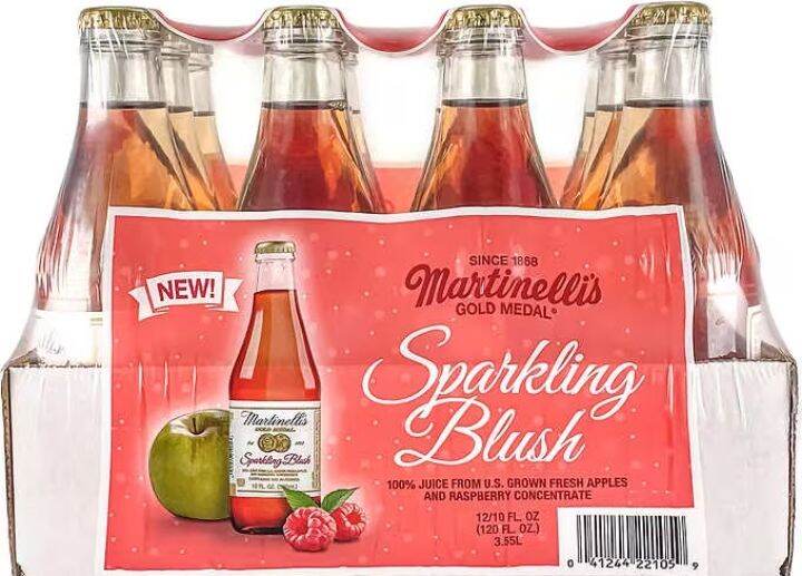 Martinelli Sparkling Blush Juice 12/10oz Lazada PH