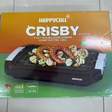 HAPPYCALL Diamond Light Jumbo Grill Double Sided Pan Made in KOREA