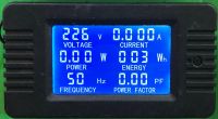 โวลต์ มิเตอร์ Ac 80-260V/50/60Hz 0- 100A 6ช่อง