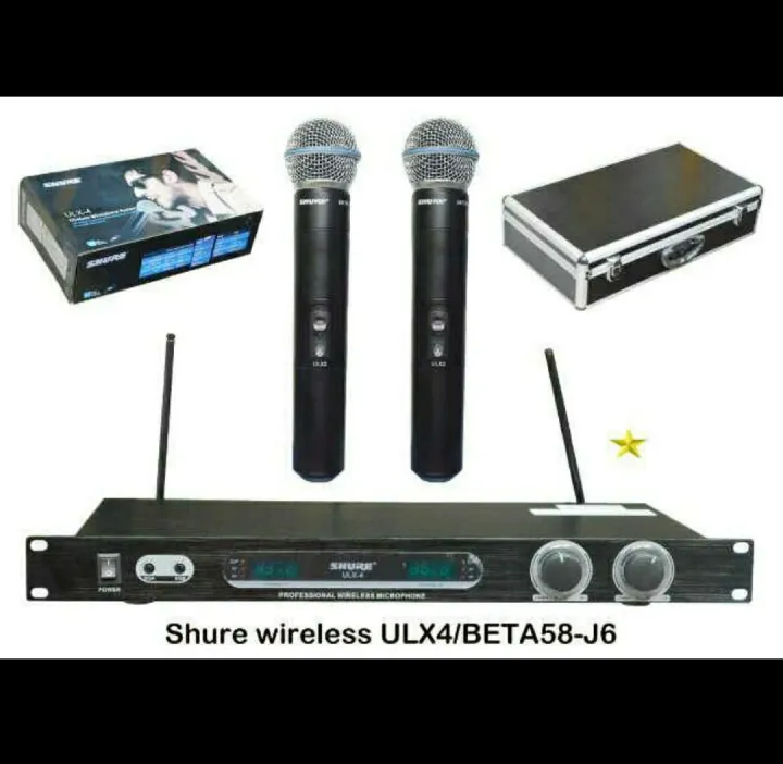 Mic Wireless SHURE ULX 4/ULX4 Microphone Genggam/Pegang Lazada Indonesia