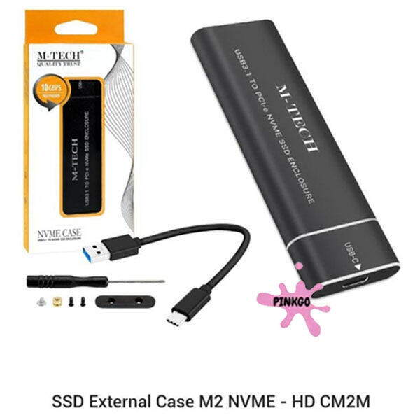 External Case SSD Casing SSD M2 NVME M-Tech USB 3.1 | Lazada Indonesia