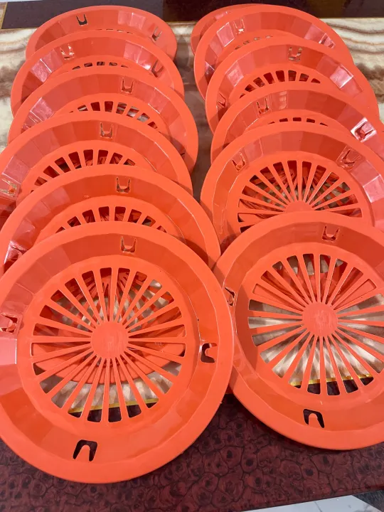 12pcs PAPER PLATE HOLDER ORANGE‼️ GOOD QUALITY‼️ 1 DOZEN Lazada PH