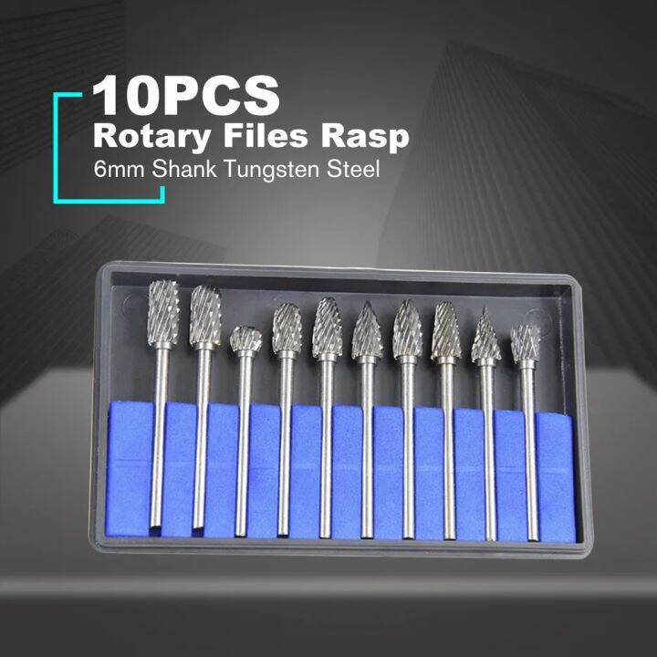 Dalam Stok Dikirim Dari Jakarta Buah Set Mini Grinder Rotary Tungsten Carbide Rotary File