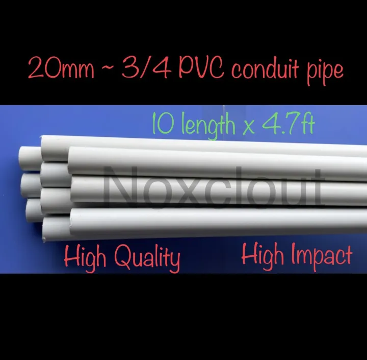 KANCIL/PUTRA 3/4 20mm PVC conduit pipe • PVC wiring pipe • PVC electrical pipe • SIRIM