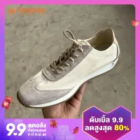 รองเท้าผ้าใบผู้ชายสไตล์ญี่ปุ่น CORTEZ ลำลองสำหรับการฝึกอบรมเยอรมันในฤดูร้อนปี2023รองเท้าสนีกเกอร์ระบายอากาศได้ดีแมทช์ลุคง่ายรองเท้าสีขาวข้อสั้น