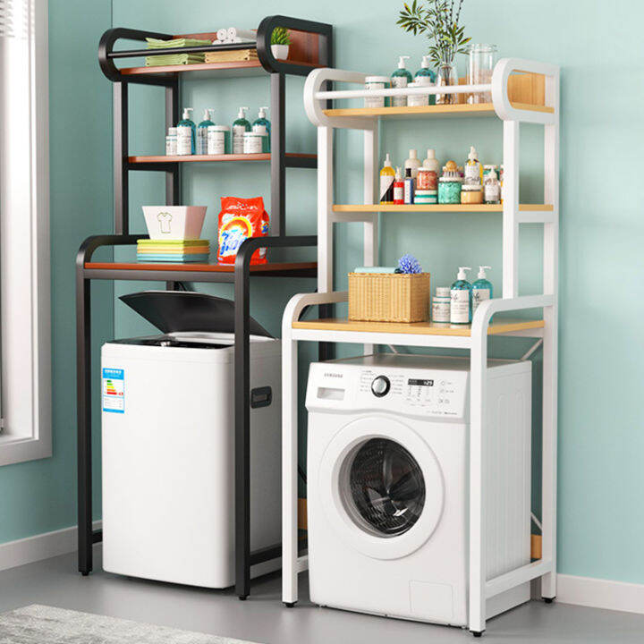 Washing Machine Storage Rack Toilet Chamber Pot Storage Rack Roller