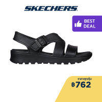 Skechers สเก็ตเชอร์ส รองเท้าแตะผู้หญิง Women Foamies Footsteps Sandals - 111575-BBK