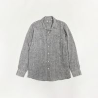 uniqlo linen formal shirt , gray