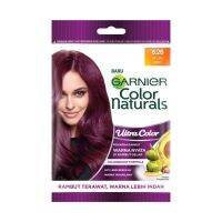 สีย้อมผม Garnier สีเเดงพลัม