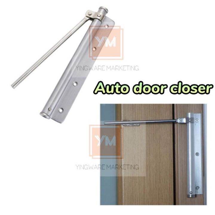 Stainless steel auto closing door closer automatic spring self closing