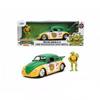 Volkswagen  VW drag Beetle 1959 mit Turtles Figure  Michelangelo 1:24 scale