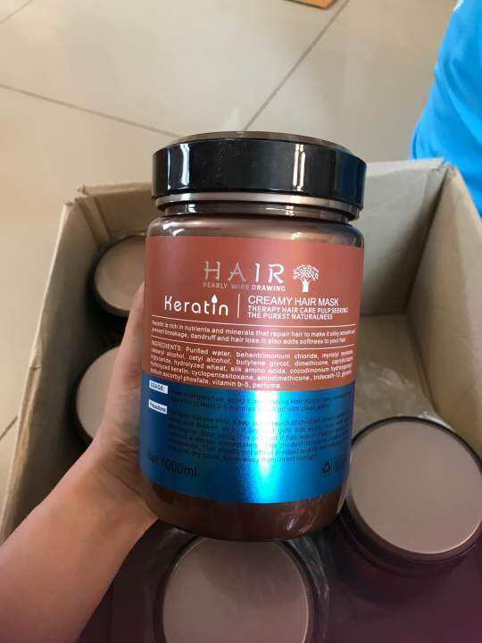 keratin-creamy-hair-mask-98-repair-hair-damaged-เคราติน-ครีมมี่-แฮร์-มาส์ก-ผมเสียจากการทำเคมี-1000ml