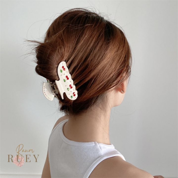 sweetheart-hair-clip-in-cherry-กิ๊บหนีบผมสไตล์เกาหลี-กิ๊บติดผม-ที่หนีบผม-emi-jay