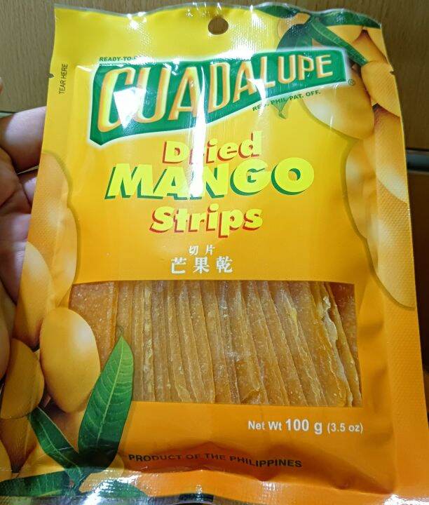 Cebu Guadalupe dried mango Strips in 100 grams per pack Lazada PH