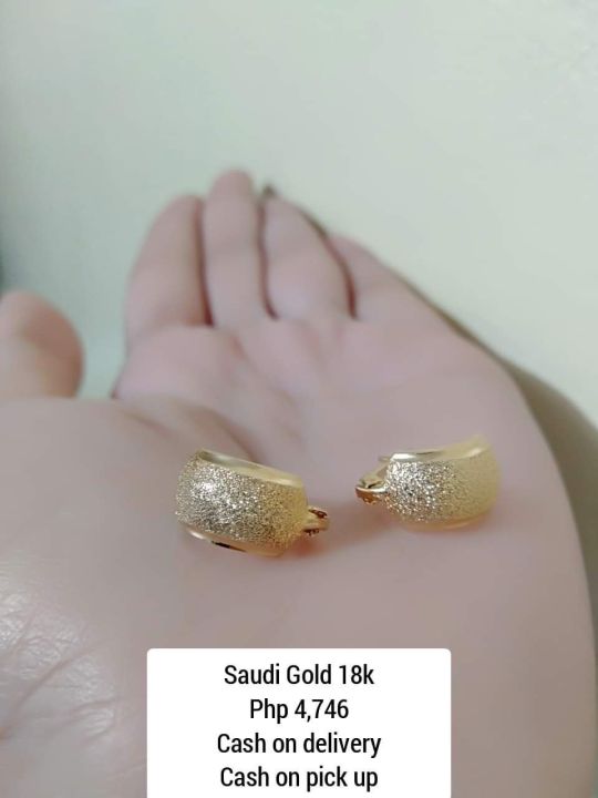 Saudi 18k pawnable Earrings | Lazada PH