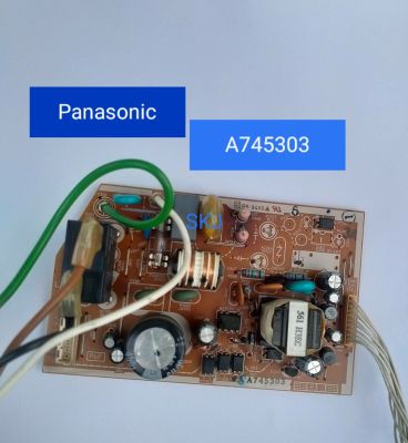 #อะไหล่ถอด #แผงจ่ายไฟคอยล์เย็น PANASONIC /Electronic controller power (A745303) รุ่น CS-PC12JKT , PC12KKT   *** อะไหล่แท้ อะไหล่ถอด