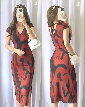 fitted sexy dress fit up to medium size