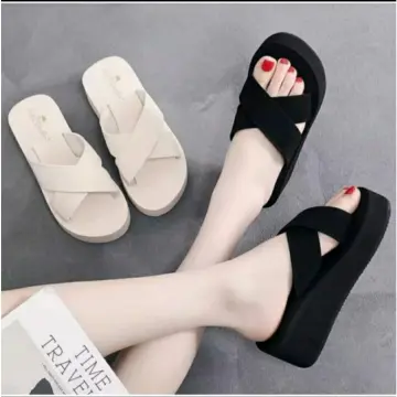 High heel cork discount sandals