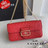 กระเป๋าถือ กระเป๋าสะพาย Coach Morgan Crossbody In Signature Leather