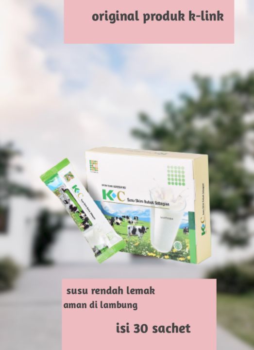 Susu Skim Rendah Lemak Original Produk K Link Meningkatkan Sistem