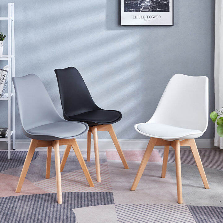 HOPE Dining Chair With Cushion Nordic Chair Computer Chair Aesthetic ...