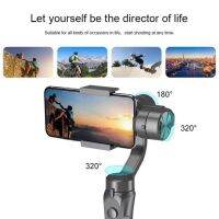 New?ไม้เซลฟี่ระบบกันสั่นGimbal Stabilizer L08/ F8 ไม้กันสั่น Gopro 3 แกน มอเตอร์ไม่มีเสียงรบกวน DJI OM 4 SE