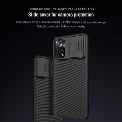 ✨พร้​อมส่งใน🇹🇭✨Nillkin เคสเปิดปิดเลนส์กล้อง For Xiaomi Poco X4 Pro 5G / Poco X4Pro / Poco M4 Pro 4G / Poco M4Pro CamShield Case