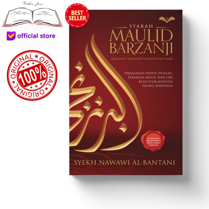 Buku Syarah Maulid Barzanji Biografi Sastrawi Kehidupan Nabi Maulit ...