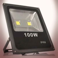 LED Flood Light 100W ไฟสปอร์ตไลท์ โคมไฟ โคมไฟสนาม แสงสีขาว (0410)