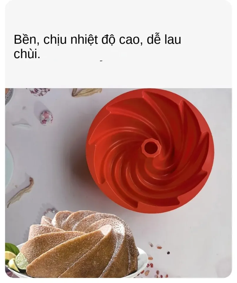 10.5X4.3cm Cake Molds Silicone Bakeware Non Stick Mousse Chiffon