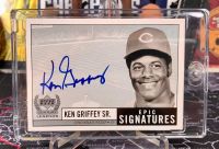 Ken Griffey Sr. Autographed Card ✍️ การ์ดสะสมลายเซ็นเบสบอล ⚾️ MLB Upper Deck EPIC SIGNATURES ?? Cincinnati Reds ⚾️