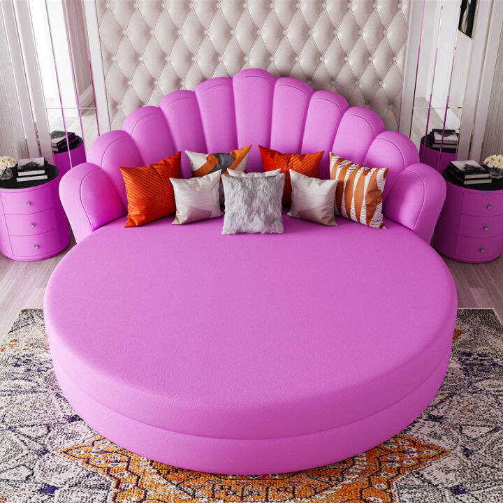 Large round Bed Double Bed Marriage Bed Accessible Luxury Princess