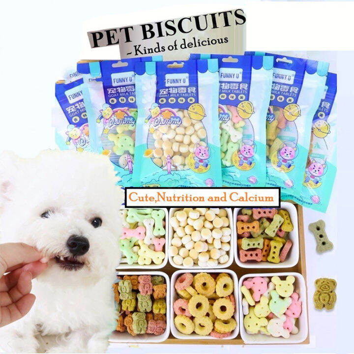 100g Pet Biscuit Dog Treats Pet Dog Food Training Food Training Rewards Various Colors And