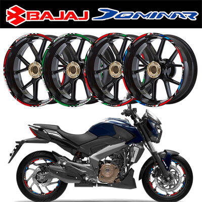 Stiker Hub Roda Motor Bajaj Dominar Aksesoris Stiker Decal Hub Skuter Pelek Reflektif