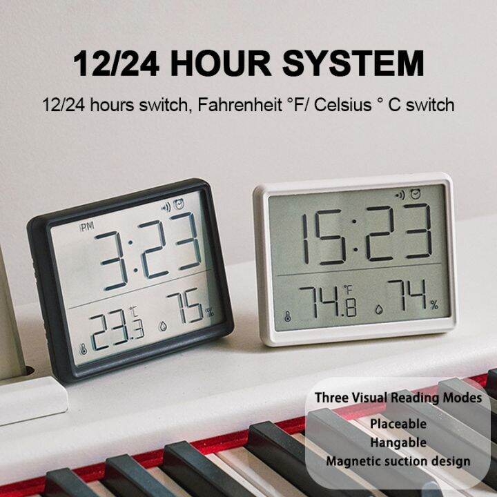 Ultra Thin Electronic Clock Simple Digital Clocks Wall Mounted LCD