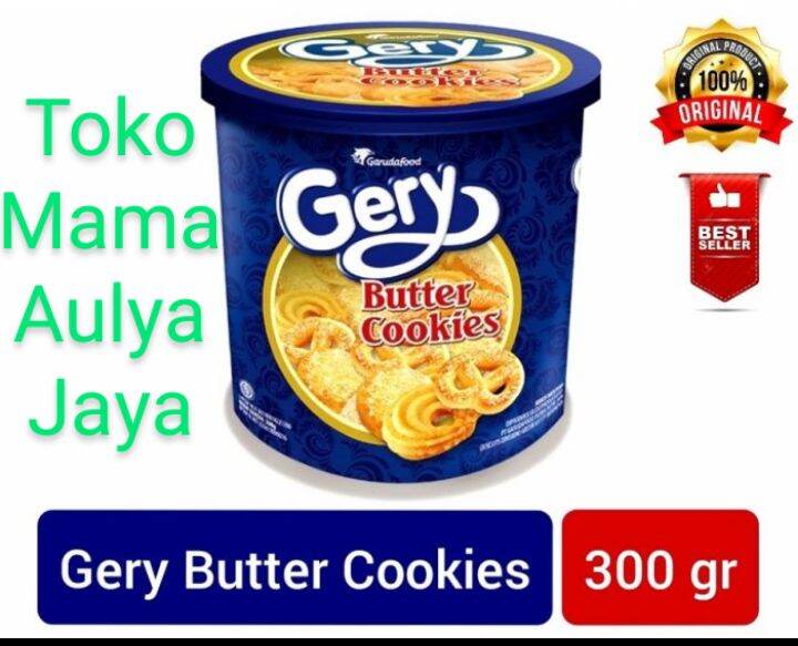 Gery Butter Cookies Kaleng Plastik 300 gram Lazada Indonesia