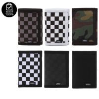 กระเป๋าตังค์VANS BLACK GREY CHECKER WHITE CAMO WALLET สินค้ามีประกันแท้