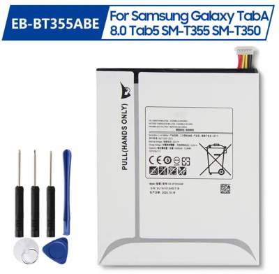 เปลี่ยนแบตเตอรี่ EB-BT355ABE For Samsung GALAXY TabA 8.0 T355C Tab5 SM-T355 SM-T350 SM-P350 P355C SM-P355M EB-BT355ABA