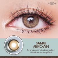 คอนแทคเลนส์ รุ่น Samui Brown Dreamcolor1 **สายตาสั้นและแฟชั่น