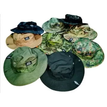 1Set Women Men Hiking Fishing Boonie Hat Camouflage Fisherman Hat