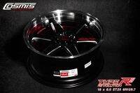 ล้อแม็ก ขอบ18 COSMIS TYPE-R 18X8.5 6H139.7 ET25 CB106 สีดำขอบเงาท้องแดง?ราคา1วง✅ แถมจุ๊บเหล็ก? ล้อแท้มีรับประกันโครงสร้างนาน6ปี/สี1ปี✅❤️ ใส่พอดีซุ้มไม่ยื่นออกจากตัวรถ?